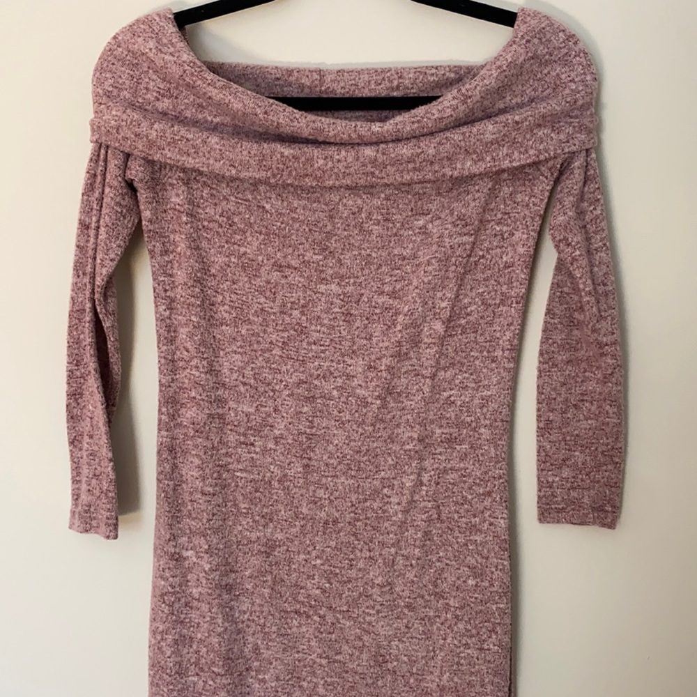 Pink Sweater Dress
